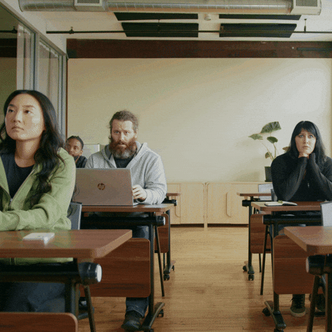 Shock Office GIF by Clairvoyance