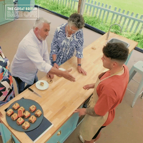 Proud Congrats GIF by The Great British Bake Off