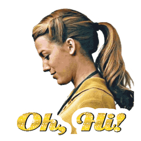 Whats Up Hello Sticker by Blake Lively Fan