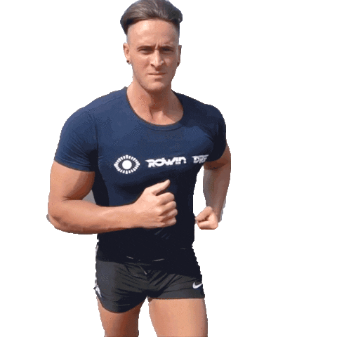 Run Running Sticker by Rowin Dreef