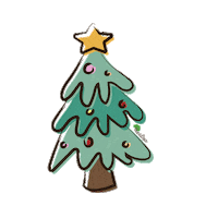 Christmas Tree Sticker by Life In Treetop