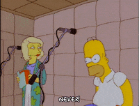 acting homer simpson GIF