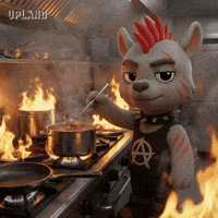 On Fire Chef GIF by Upland