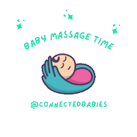 Nurture Babymassage Sticker by Connected Babies