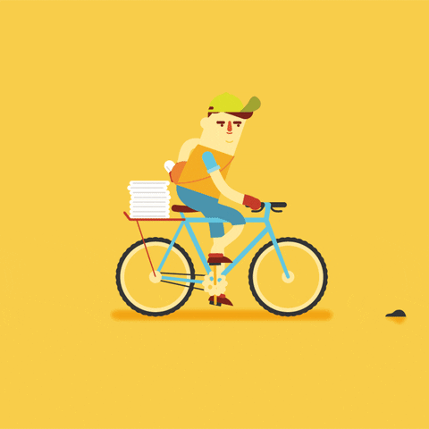 paper route cycle GIF
