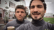 coffee kiss GIF by FC Bayern Munich