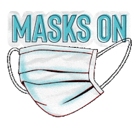 fiwci mask fuck fck mask on Sticker