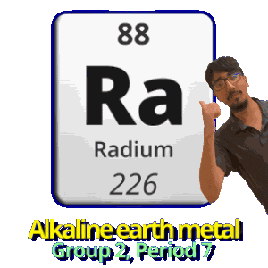 Ra Radium Sticker