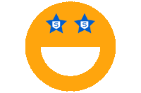 Cybersecurity Star Eyes Sticker by Sophos