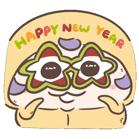 Glasses Celebrate Sticker