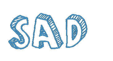 Sad Cry Sticker