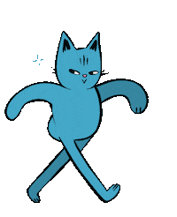 Cat Walk Sticker
