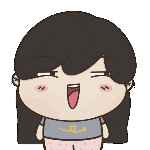 Happy Girl Sticker