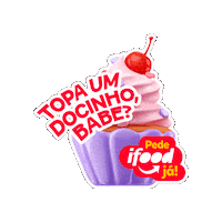 iFoodBR baby babe bae cupcake Sticker