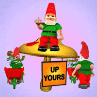 Go Away Middle Finger GIF