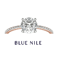 bluenilediamond diamond ring halo diamonds Sticker