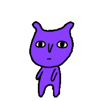 MonsterArhar purple whatever meow naughty Sticker