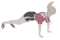 Jin Anime Girl Sticker