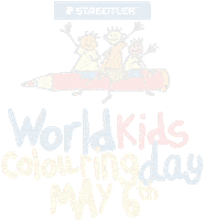 World Kids Colouring Day Sticker by STAEDTLER