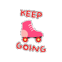 Skate Keep Going Sticker by Indorelawan