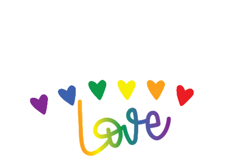 Rainbow Love Sticker