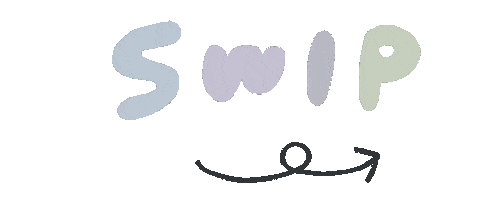 blue____919 矢印 swip すわいぷ Sticker