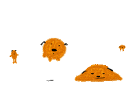 Dance Dog Sticker by Kimmy Ramone