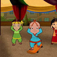 Festival Celebrations GIF by Chhota Bheem