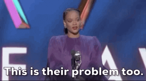 Rihanna Naacp GIF by BET