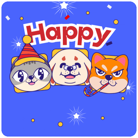 Cat Party GIF by KOL.ID