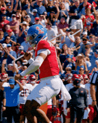 Lets Go Touchdown GIF by Ole Miss Rebels
