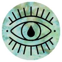 Eye Droplet Sticker by Multidyemensional Goods
