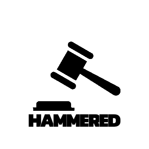 HammeredAuctions trading property investing hammered Sticker