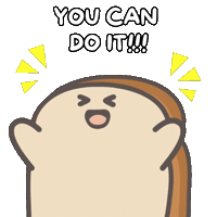 You Can Do It Bread Sticker by Tasty Toastys