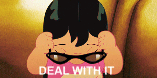 lilo and stitch deal with it GIF