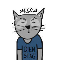 Cat Tuesday Sticker