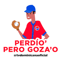 Baseball Republicadominicana Sticker by Television Dominicana