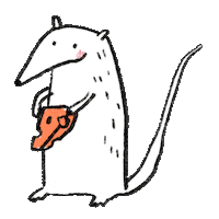 Christmas Eating Sticker by wirDesign