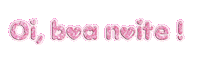 Good Night Glitter Sticker
