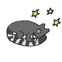 Tired Monkey Sticker