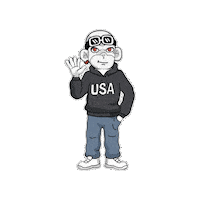 United States Vibes Sticker by Zhot