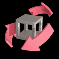 Pink Thinking GIF