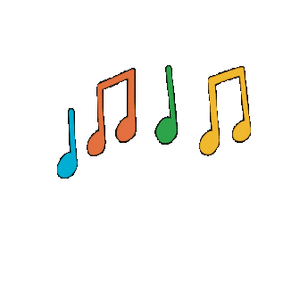 bobandbee giphygifmaker music notes intraspring Sticker