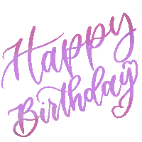 Happy Birthday Laluz Sticker