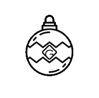 Merry Christmas Art Sticker by glor-graphics