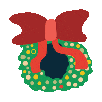 Christmas Ribbon Sticker