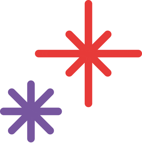 Stars Sparkling Sticker by DMU Graphic Design & Illustration