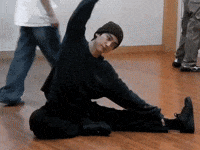 uregorjes dance stretching 박진영 jinyoungbhind GIF