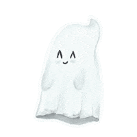 Itsnotfinishedyet halloween ghost cute ghost cute halloween Sticker