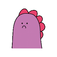 Sad Monster Sticker by naudi